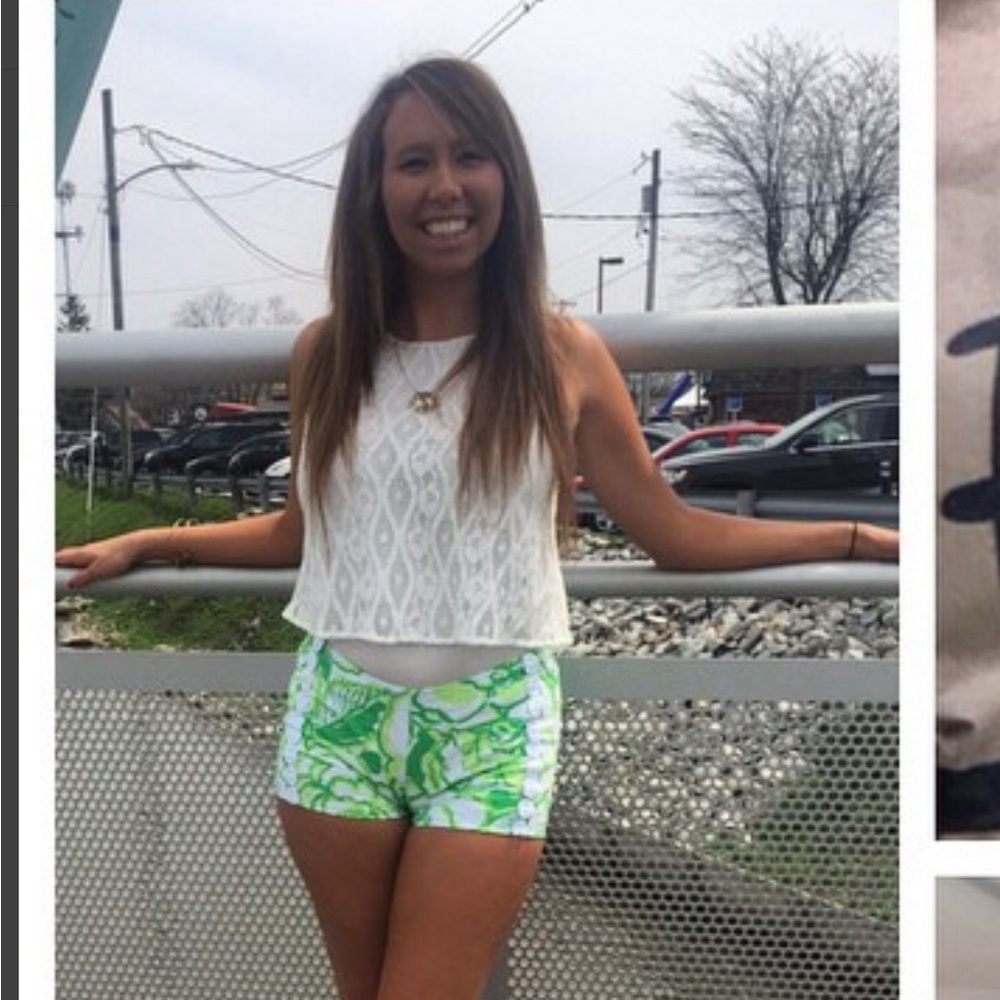 Lilly Pulitzer Liza Shorts heart breakers